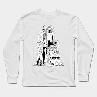 Scifi Junkyard Long Sleeve T-Shirt